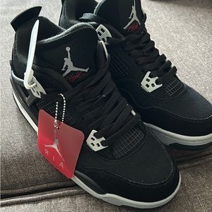 Jordan 4 black Canvas size 8 without box